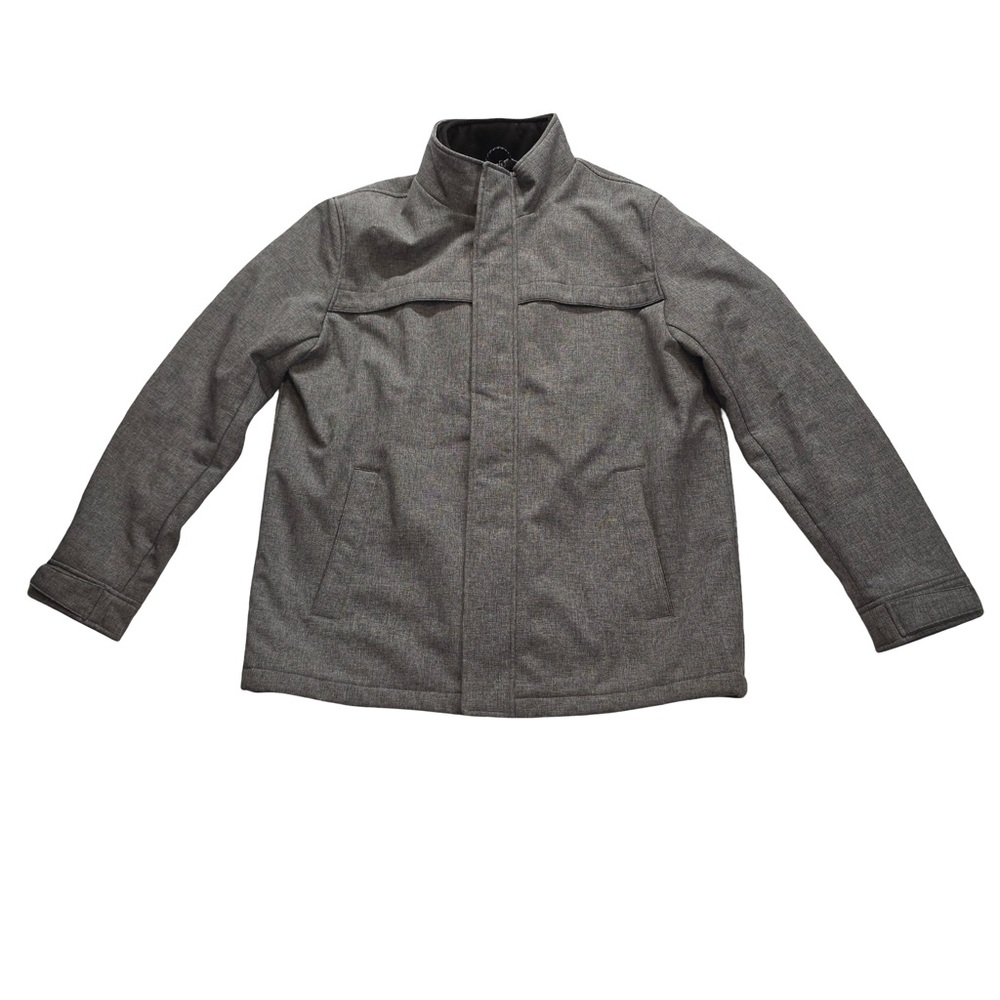 Dockers Gray Quilted Insulated Jacket Full Zip Snap Front‎ Men’s XL